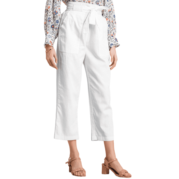 Moomaya Solid Cotton Trousers For Women, Elastic Waist Pajama Pants