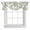 White, variant on Sage Green Flower Tie Up Valance Curtains for Windows, Kitchen Curtains Window Shades, Vintage Country Rose Leaf Floral Light Filtering Roman Curtain Valances for Bedroom/Bathroom/Cafe 42"x12"
