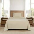 thumbnail image 3 of Mainstays Super Soft Brushed Microfiber Bed Sheet Set, Papyrus Beige, Twin-XL, 3 Piece, 3 of 13