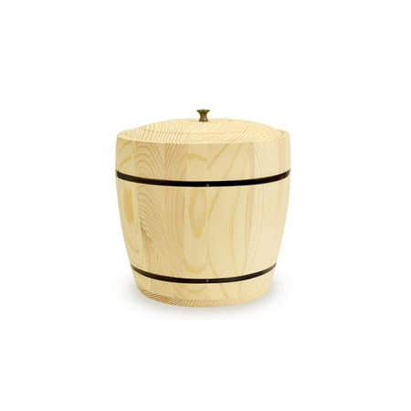 UPC: 0775749258547 | Multicraft Wood Cask With Lid 6.1 x 5.5