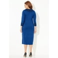 thumbnail image 2 of Catherines Women's Plus Size Cowl Neck Sweater Dress, 2 of 4