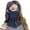 Black, variant on Xinwanna Summer Face Guard Moisture-Wicking Fabric Breathable Elastic Neck Gaiter Sun Protection Ice Silk Face Guard (Light Grey,One Size)