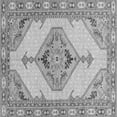 thumbnail image 1 of Ahgly Company Indoor Square Abstract Gray Modern Area Rugs, 8' Square, 1 of 4