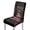 Black Queen Art Print, variant on Psesaysky Sheep Flock Pattern Polyester Fabric Dining Chair Covers with Stain-Resistant, Stretch Washable Chair Covers Slipcovers for Home Hotel