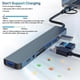 thumbnail image 4 of Usb C Hub 30 8 In 2 Usb Hub 30 Multiport Adapter With Sd & Tf Card Reader Usb 30 & Usb 20 Ports 100w Pd 35mm Audio Ports Usb Type C Hub, 4 of 5