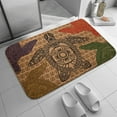 thumbnail image 5 of Turtle Gifts, Cute Turtle Welcome Mat, Wedding Turtle Gift, Housewarming Turtle Gift, Sea Turtles Doormat, Welcome Doormat,Home Decor,Front Back Door Mat,Coral Velvet Rug 17”x30”, 5 of 7