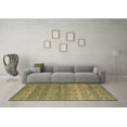 thumbnail image 3 of Ahgly Company Indoor Square Abstract Brown Modern Area Rugs, 3' Square, 3 of 4
