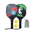 thumbnail image 3 of Almencla Wood Pickleball Paddles Kit Portable Beginner Racket for Child, Teens and Adults Mixed Color, 3 of 8