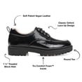 thumbnail image 6 of Journee Womens Zina Almond Toe Lace-up Oxford, Widths Available, 6 of 10