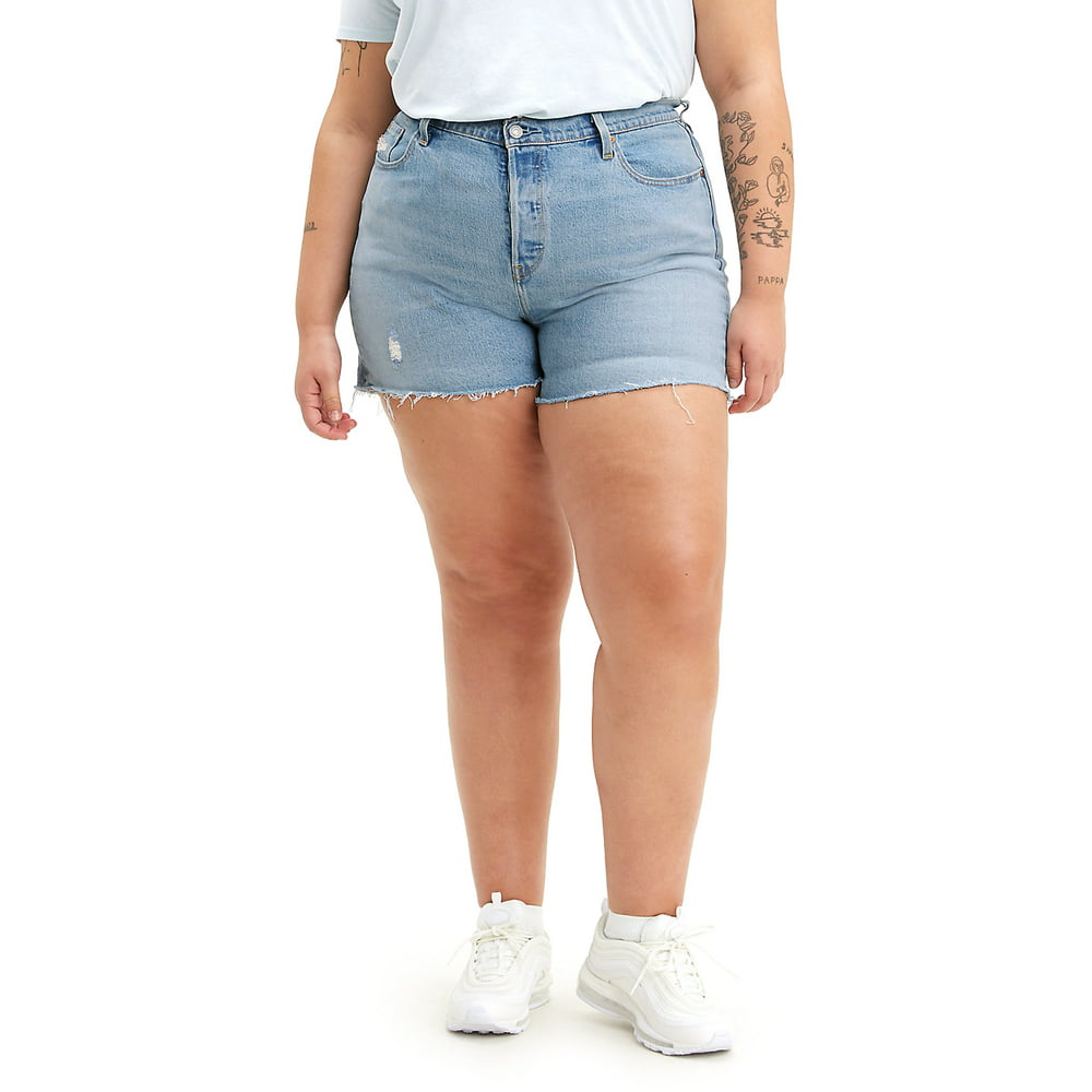 Levi's - Leviâs Women's Plus Size 501Â® Original High-Rise Jean Shorts 