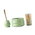thumbnail image 3 of Kit de 4 piezas para preparar té matcha, incluye recipiente y soporte para batidor verde brillante, 3 of 9