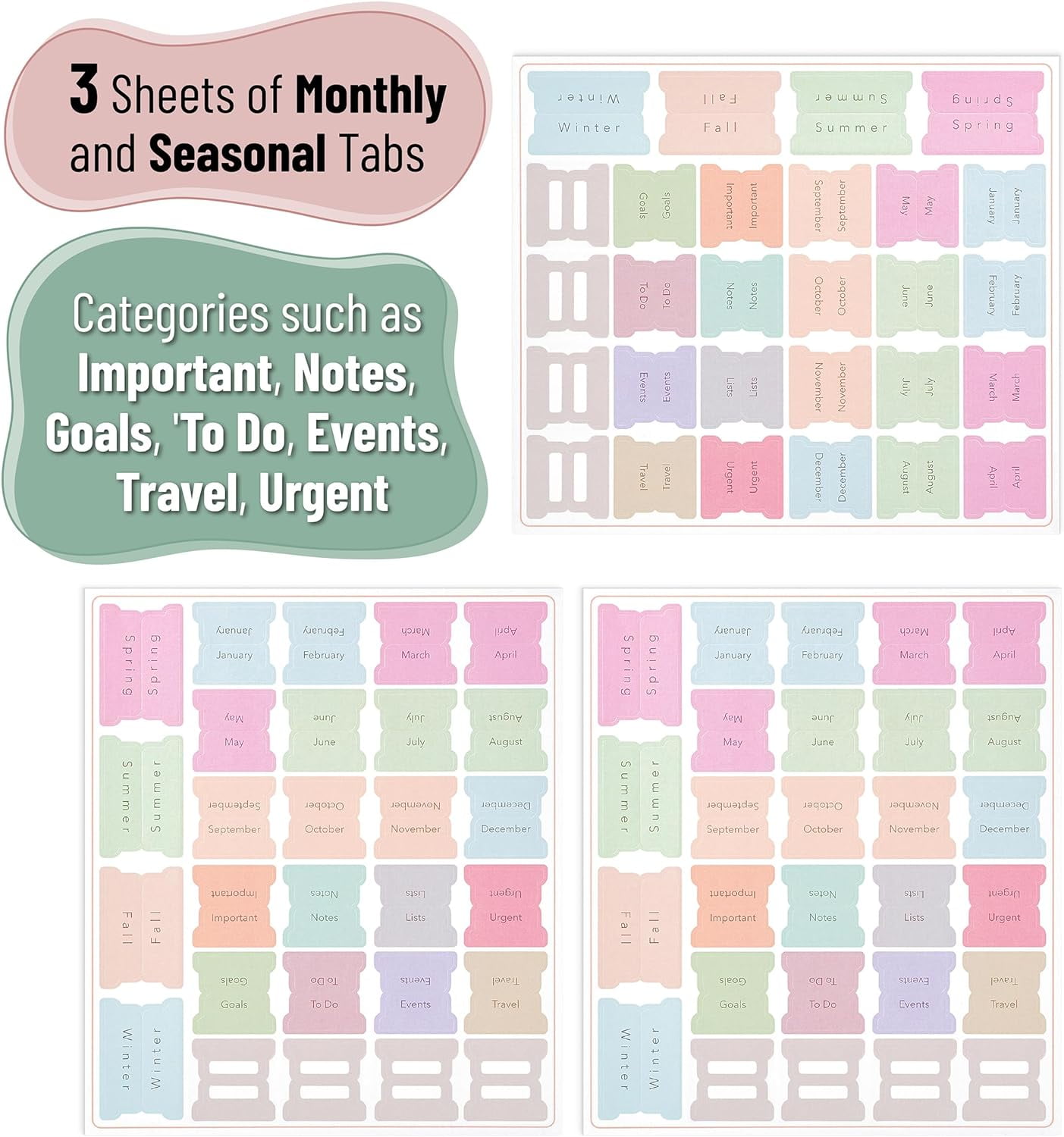 mr-pen-monthly-and-seasonal-tabs-84-pcs-planner-tabs-monthly-tabs-for-planners-walmart-com for Free Printable Monthly Planner Tabs Mr. Pen- Monthly and Seasonal Tabs, 84 pcs, Planner Tabs, Monthly Tabs for Planners - Walmart.com for Free Printable Monthly Planner Tabs