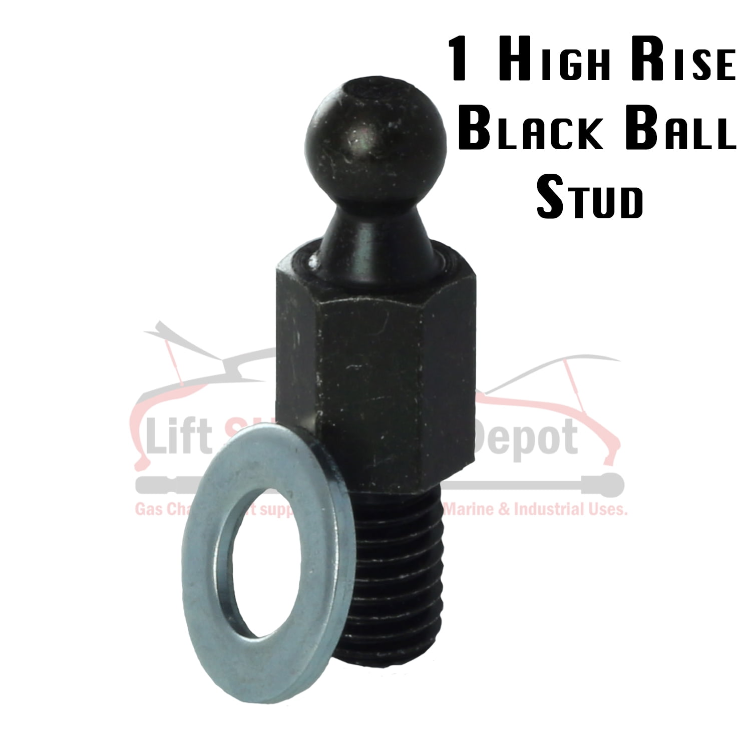 Ball Studs 10mm = 3/8" Hi Rise M10 x 1.25 Thread Qty 1