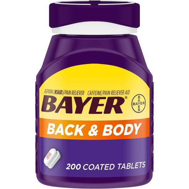 Bayer Back & Body Extra Strength Pain Reliever Aspirin w Caffeine