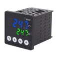 thumbnail image 2 of Intelligent Digital Display Thermostat, E5CC Multiple Signal Input PID Adjustment Control Outputs Relay / Solid State SSR ,Temperature calibrating, 2 of 6