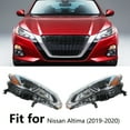 thumbnail image 2 of Fit for Nissan Altima 2019-2020 Headlight Headlamp Housing Assemblies (2-Pcs, without Bulbs), 2 of 6