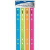 Bazic Plastic Jeweltones Color Ruler, 12 inches, 4 per Pack (3-Pack)(Metric;Imperial)