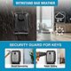 thumbnail image 4 of Wall Mounted Waterproof Key Safe Outdoor Key Box Key Safe Box with Resettable 4-12 Digit Combination Lock, Durable & Secure, 4 of 5