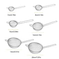 thumbnail image 5 of mdesiwst Stainless Steel Fine Mesh Strainer Set Multi-Size Kitchen Sifter for Flour Oil & Juice Long Handle Dishwasher Safe Versatile Sieve for Cooking Baking Tea, 5 of 8
