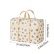thumbnail image 3 of Bolsa de almacenamiento resistente con asas reforzadas, ropa y organizador de colchas sobredimensionadas, doble cremallera engrosada para mudar y empaquetar, impermeable, 80x50x25cm, 3 of 8