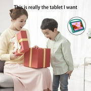 Kids Tablet 7 inch Android Tablet for Kids, 4GB+32GB+1024GB Expand, Quad-Core Processor, Toddler Tablets with Shockproof Case, WiFi, Bluetooth, Dual Camera, HD Screen, Education, Games, Green