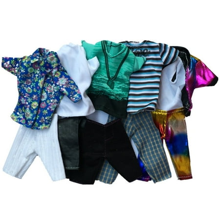 Redcolourful Fashion Casual Wear Doll Clothes Tops Pants Outfit for 's Boy Friend Ken Doll