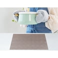 thumbnail image 5 of REGALWOVEN 6 Pack Place Mats, Placemats for Kitchen Dining Table Decor Heat Resistant Table Placemats Wipeable Table Mat Sand Black 18*12in, 5 of 7
