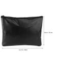 thumbnail image 4 of High Temperature Resistant Document Bag Fiberglass Bag Storage Guard Safe Zipper Pouch Money Cash Protection Bag (Black), 4 of 4