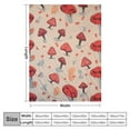 thumbnail image 4 of Jiayy  Mushroom Blanket for Girl Women Soft Warm Red Mushroom Stuff Decor Throw Blanket Plush Cozy Mushroom Animals Lightweight Flannel Gifts Blankets for Adults Kids, 4 of 6