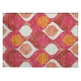 thumbnail image 2 of Addison Rugs Chantille Indoor/Outdoor Transitional Mid-century Modern Pink Washable Rectangle Rug, 1'8" x 2'6", 2 of 6