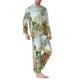 thumbnail image 2 of Fotbe Watercolor African Animals Wildlife Pijama de Hombre con Estampado de Manga Larga, Conjunto de 2 Piezas, Ropa de Dormir Suave y Cómoda con Bolsillos-X-Large, 2 of 7