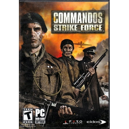 Commandos Strike Force PC DVD Game - Go behind enemy lines as the Elite Commandos and defy the challenge of