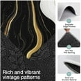 thumbnail image 3 of Black White Gold Marble Pattern Kitchen Rugs Sets Of 3,Kitchen Runner Rugs Non Skid Washable,Decorative Kitchen Floor Mats for Kitchen,Sink,Laundry,17"x30"+ 17"x47" + 17"x59", 3 of 6