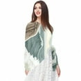 thumbnail image 5 of Seagull Beautiful Translucent Chiffon Yarn Hair Scarf 180*73 (70.86*28.7in) - Light and Breathable Silk Wrap, 5 of 6