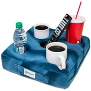 Cup Cozy Deluxe Pillow (Teal) As Seen on TV -The world's BEST cup holder! Keep your drinks close and prevent spills. Use it anywhere-Couch, floor, bed, man cave, car, RV, park, beach and more!