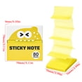 thumbnail image 3 of Cute Fruit Transparent Sticky Notes, Pull Out Clear Sticky Notes Dispenser 80 Sheets Kawaii Desk Stationery, 3 of 9