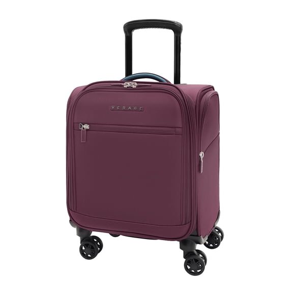 Verage Underseat Carry On Luggage with Wheels and USB Port,14 inch Wheeled Spinner Bag Carry-on Luggages for Airlines, Lightweight Suitcase Men Women, Pilots and Crew (14.5-Inch Plus Underseat Pro)