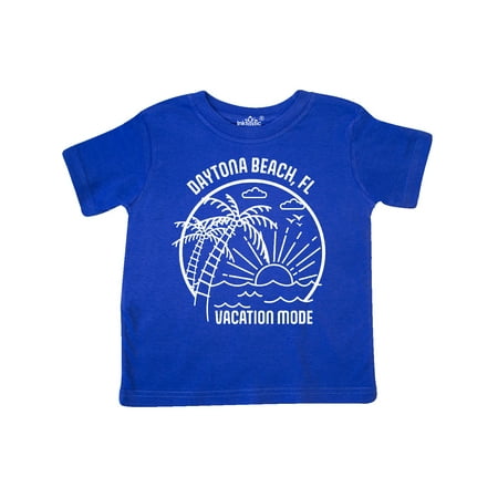 

Inktastic Summer Vacation Mode Daytona Beach Florida Gift Toddler Boy or Toddler Girl T-Shirt