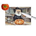 thumbnail image 4 of Pomeranian Fall Kitchen Pumpkins Glass Cutting Board Large 12 in x 15 in, 4 of 5