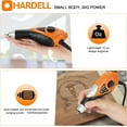 thumbnail image 7 of HARDELL Engraver Pen for DIY, 13W Hand Engraver Tool for Metal,Wood, 120V Mini Etching Tool with Stencils, 5 Speed Engraving Tool,3 Carbide Points Included, 7 of 7