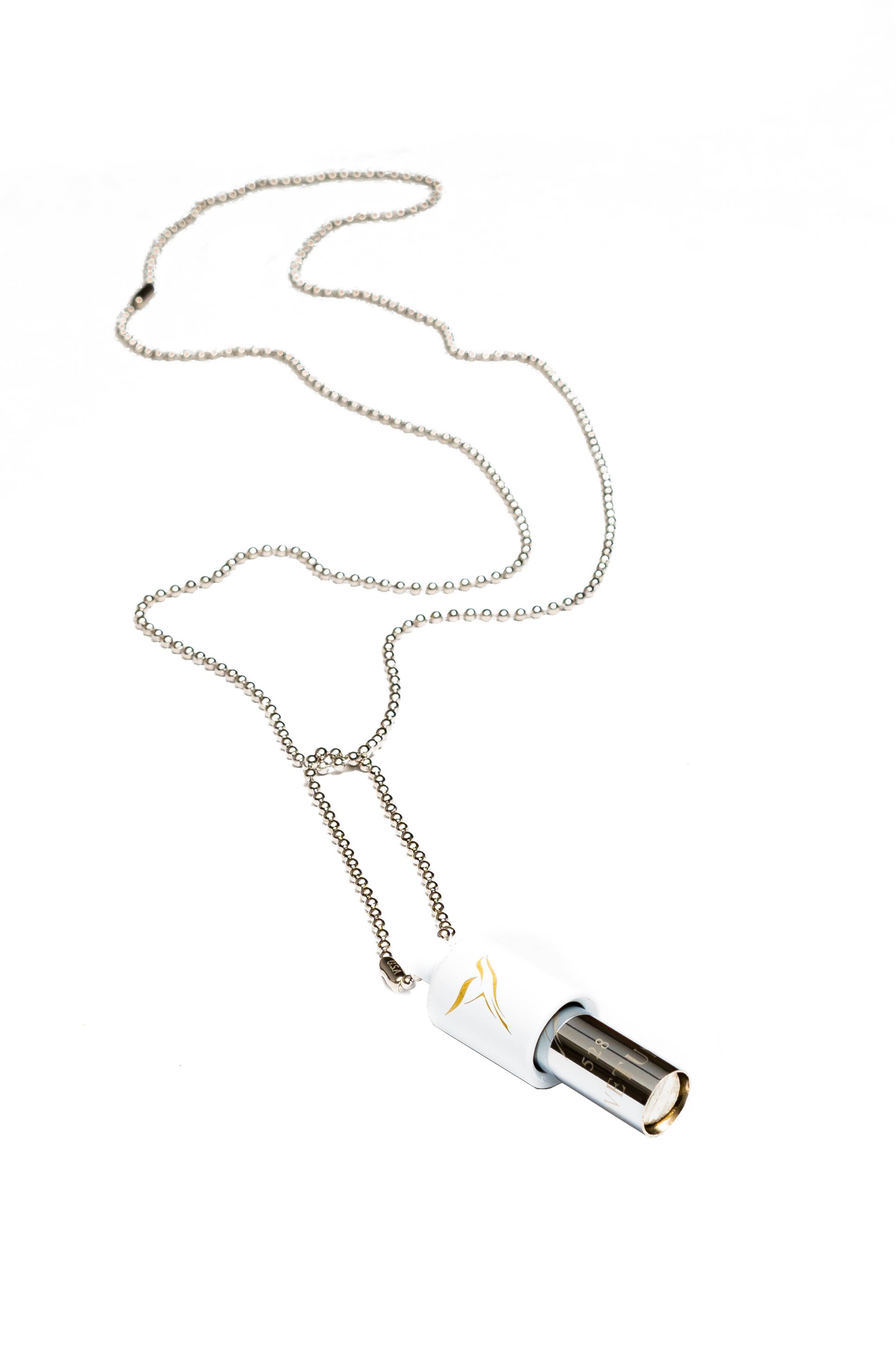 LOVETUNER White Meditation Tuning Necklace 528 hz Frequency of 