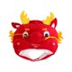 thumbnail image 3 of Gorro de peluche suave con forma de dragón, divertido gorro de invierno de peluche para adultos y niños, accesorio para el pelo para rol Rojo, 3 of 7