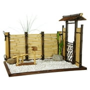 Oriental Furniture Zen Bamboo Mini Garden, decorative item, oriental design, any occasion, any room