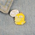 thumbnail image 3 of Adorable Animal Enamel Pins Set - Cute Pins for Backpacks & Jackets - Bookbag & Lapel Pin Set - Duck Design, 3 of 4