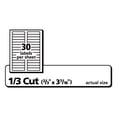 thumbnail image 4 of Avery Permanent TrueBlock File Folder Labels with Sure Feed Technology, 0.66 x 3.44, White, 30/Sheet, 60 Sheets/Box (75366), 4 of 4
