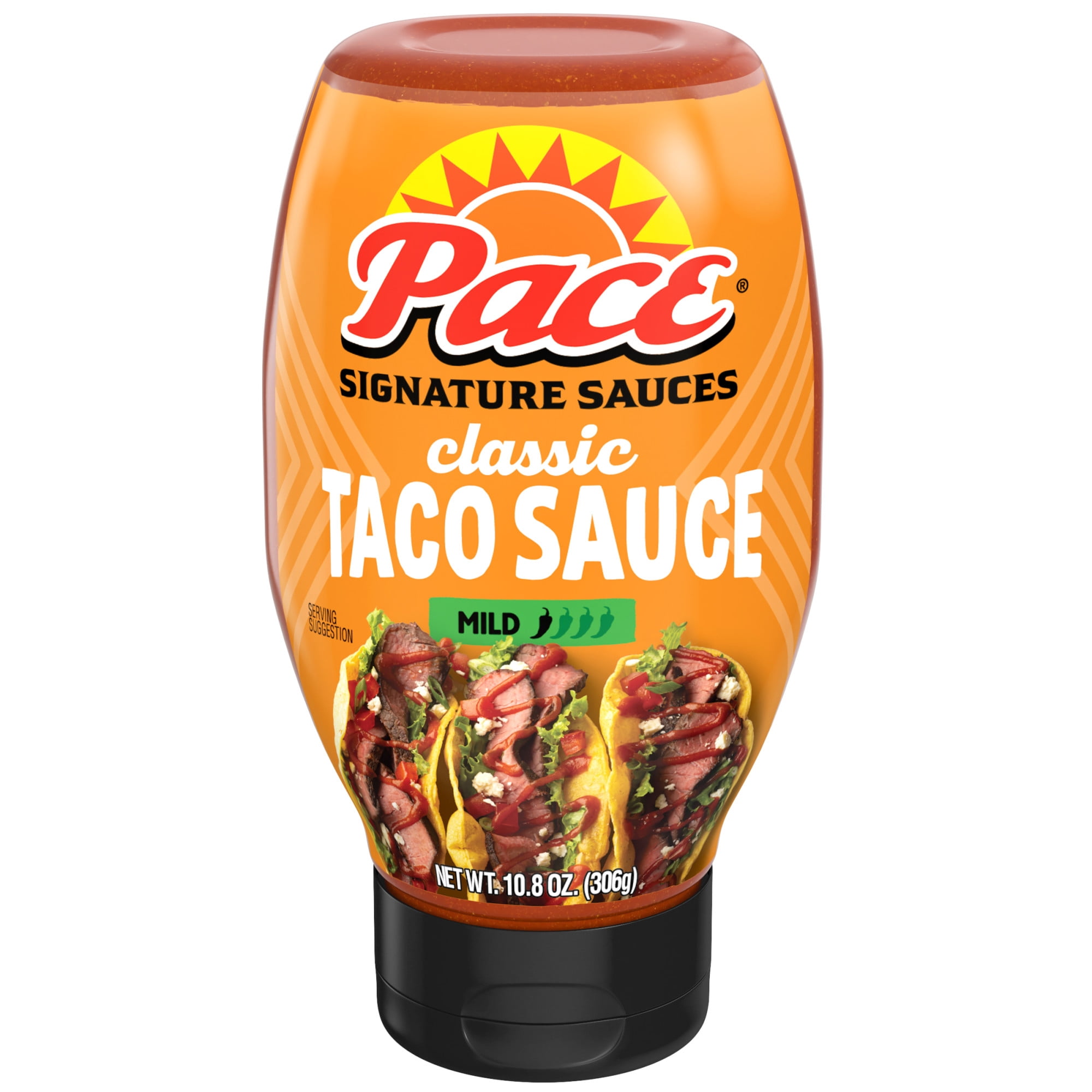 (3 pack) Pace Classic Taco Signature Sauce, 10.8 oz Bottle