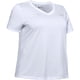 thumbnail image 5 of Camiseta Under Armour para Mujer UA Tech™ Cuello en V Blanca Talla LG, 5 of 6