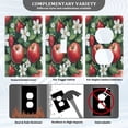 thumbnail image 3 of Yayeee Blank Wall Plate Cover 1-Gang 4.5"x2.7" Home Unused Decorative Outlet, Red Apple Pattern, 3 of 7