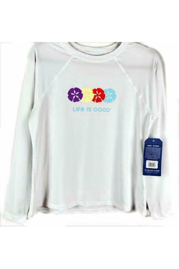 Ladies Medium Long Sleeve Sunshirt UPF 50+ Sandollar Design