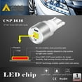 thumbnail image 6 of Alla Lighting 194 LED Bulbs Bright T10 168 W5W 2825 175 158 CANBUS Replacement 12V 1616 SMD Car License Plate Light Interior Lights Map Lights Dome Door Lights, 6000K Xenon White, 6 of 10